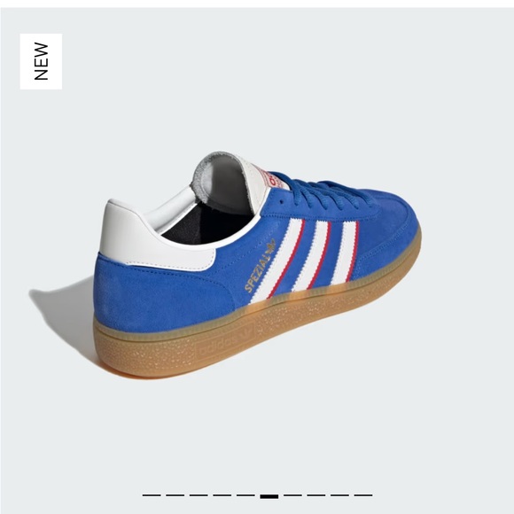 NWT Adidas Handball Spezial Shoes Blue / Cloud White / Better Scarlet Womens 5.5 - Picture 5 of 10
